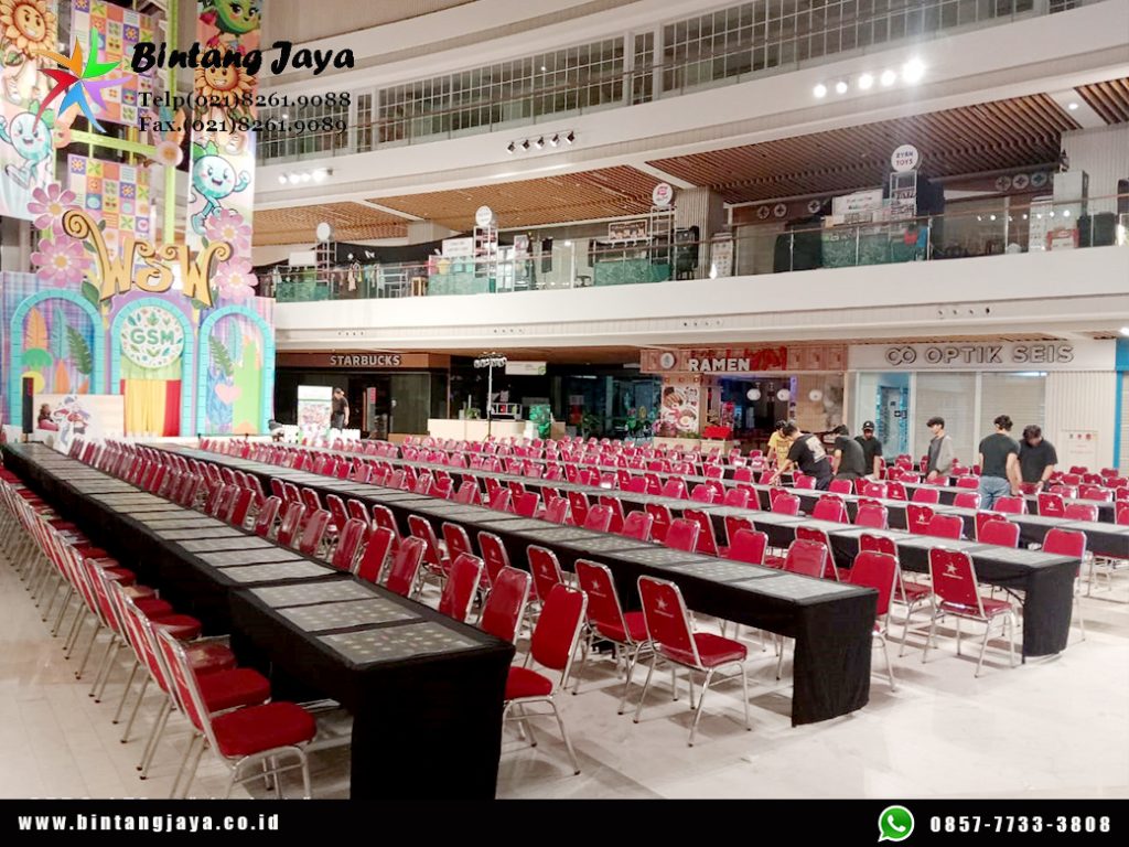 Sewa Kursi Stainless Busa Tebal Event Grand Sedayu Mall Jakarta