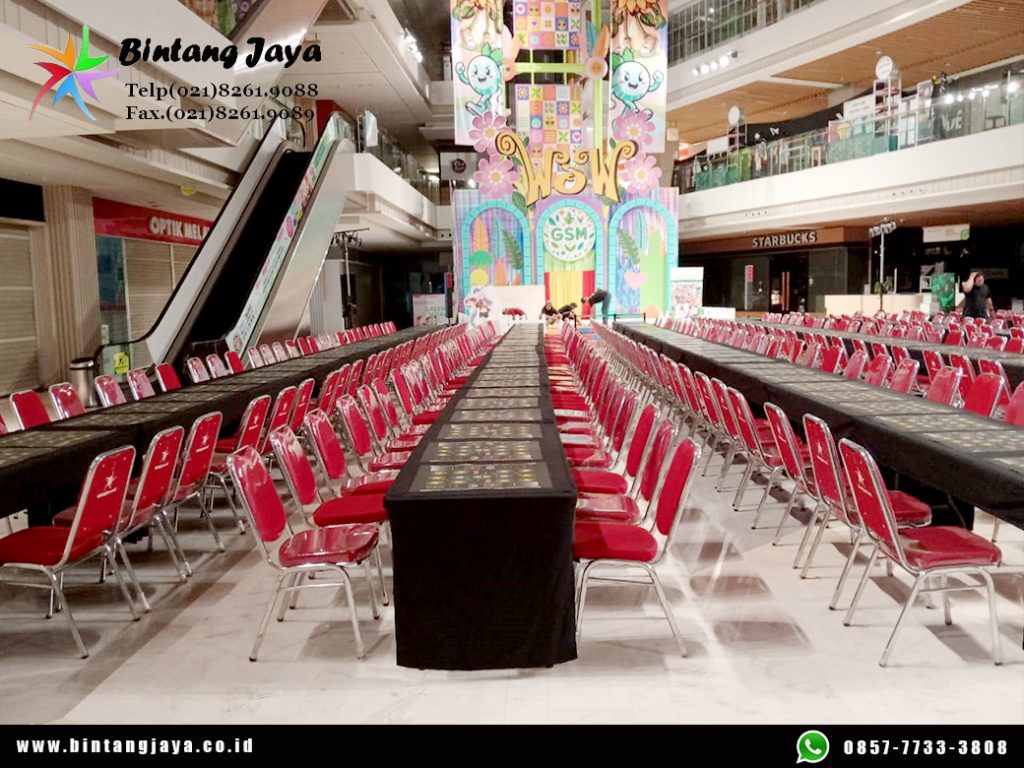 Sewa Kursi Stainless Busa Tebal Event Grand Sedayu Mall Jakarta