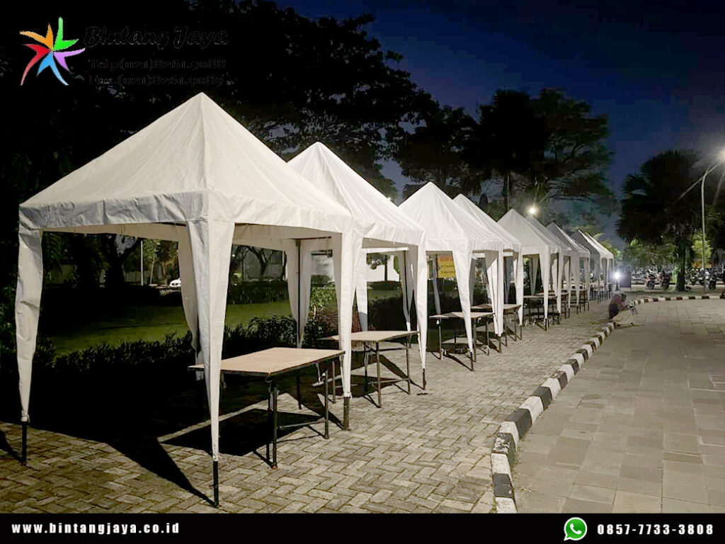 Pusat Sewa Tenda Type Bazar Putih Ukuran 2x2m Jakarta
