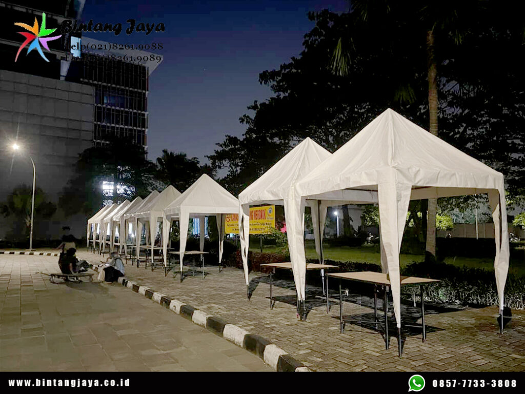 Pusat Sewa Tenda Type Bazar Putih Ukuran 2x2m Jakarta