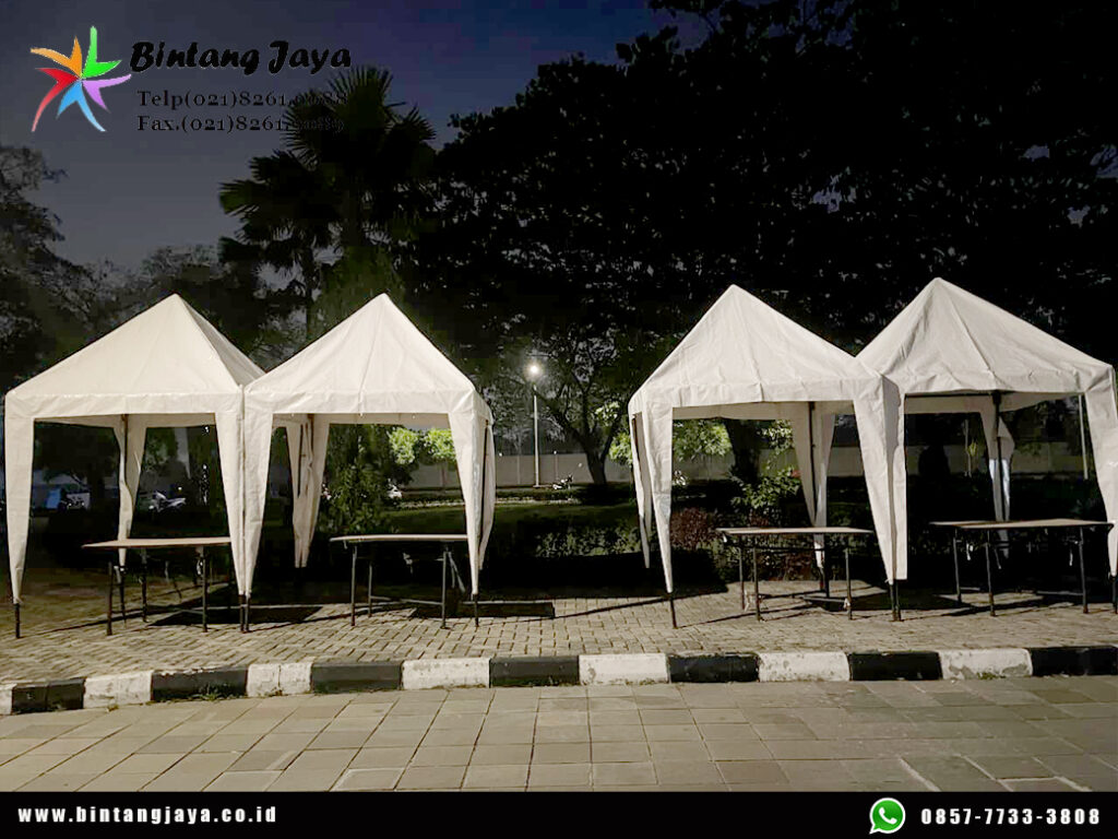Pusat Sewa Tenda Type Bazar Putih Ukuran 2x2m Jakarta