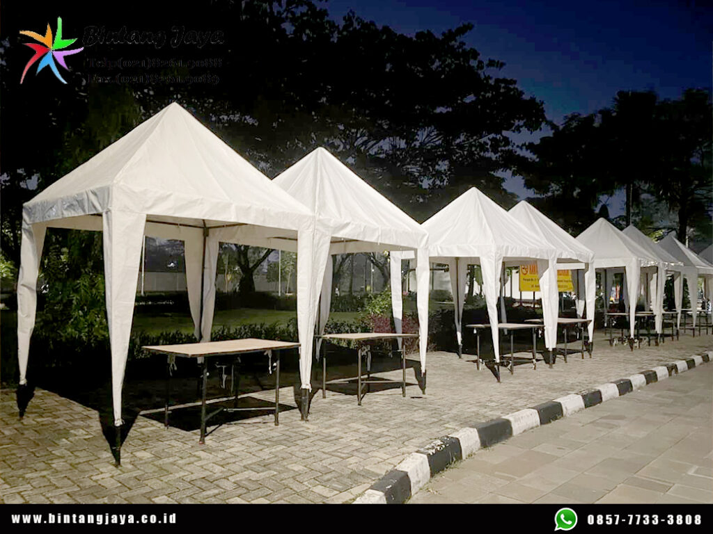 Pusat Sewa Tenda Type Bazar Putih Ukuran 2x2m Jakarta