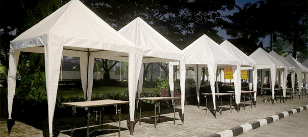 Pusat Sewa Tenda Type Bazar Putih Ukuran 2x2m Jakarta