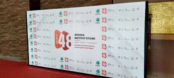 Sewa Backdrop Plus Banner Printing Event Jakarta