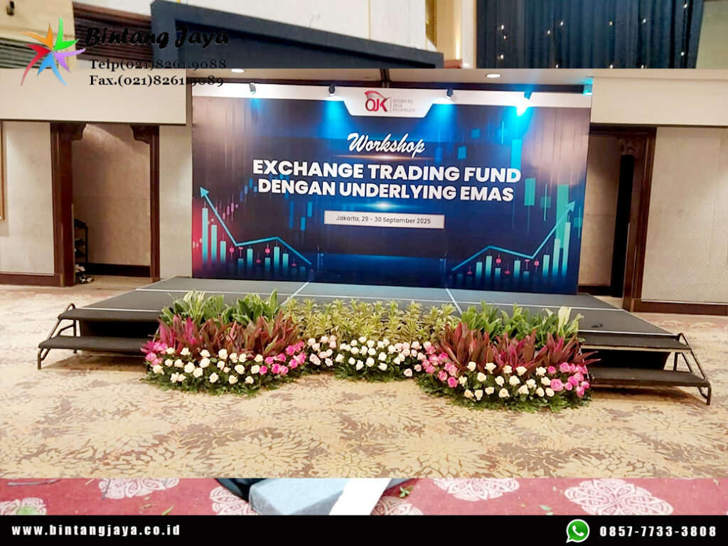 Rental Panggung Set Mini garden Bunga Fresh Jakarta