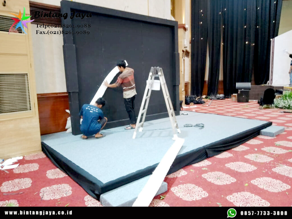 Rental Panggung Set Mini garden Bunga Fresh Jakarta