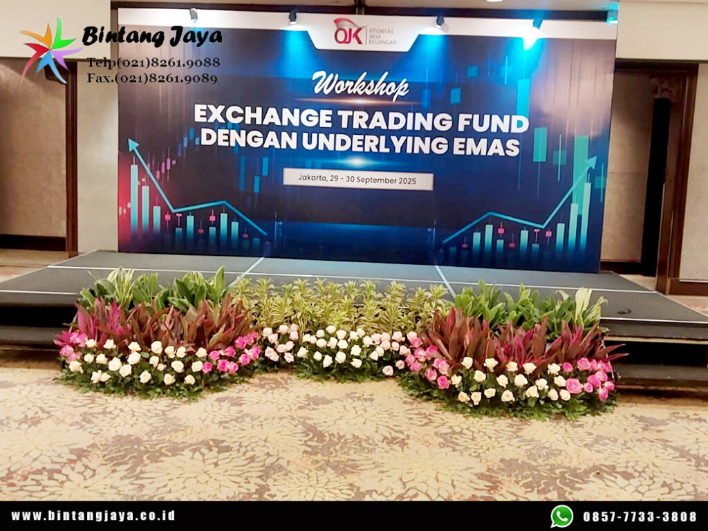 Rental Panggung Set Mini garden Bunga Fresh Jakarta