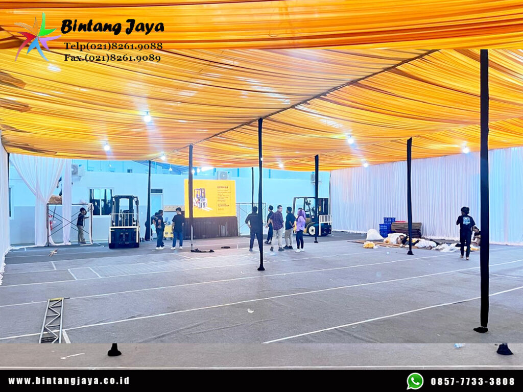 Jasa Sewa Tenda Serut Datar PT.Ulti Tangerang Banten