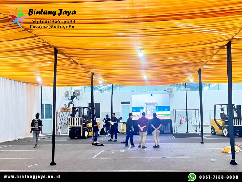 Jasa Sewa Tenda Serut Datar PT.Ulti Tangerang Banten