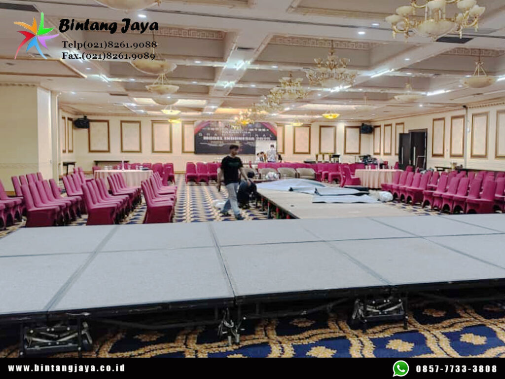 Jasa Sewa Panggung Indoor Event Golden Boutique Hotel Jakarata