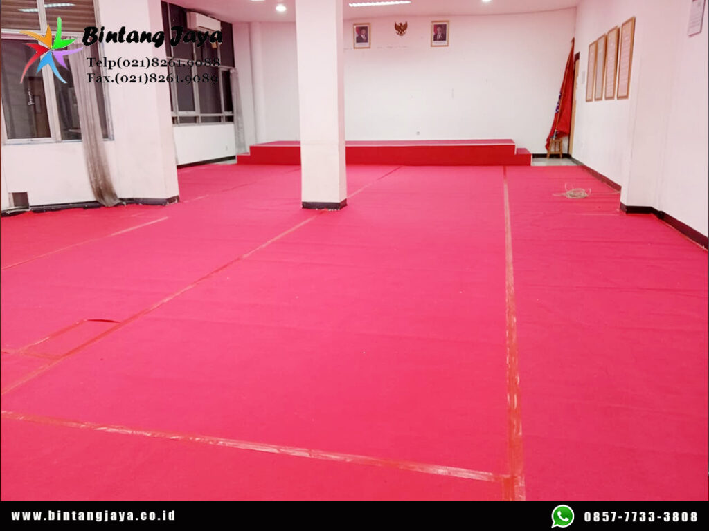 Vendor Sewa Karpet Merah Bersih Terawat Area Jakarta