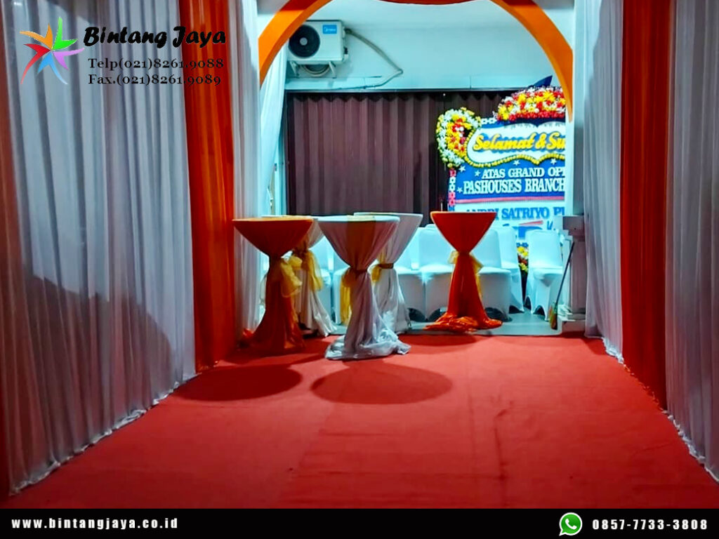 Vendor Sewa Karpet Merah Bersih Terawat Area Jakarta