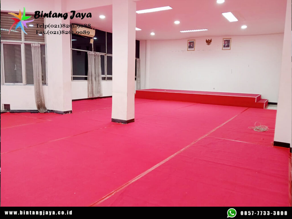 Vendor Sewa Karpet Merah Bersih Terawat Area Jakarta