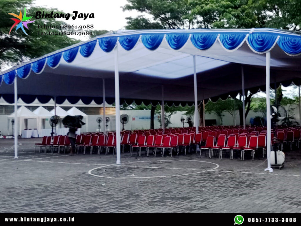Jasa Sewa Tenda Kain Plafon Poni Merah Cibubur Jakarta Timur