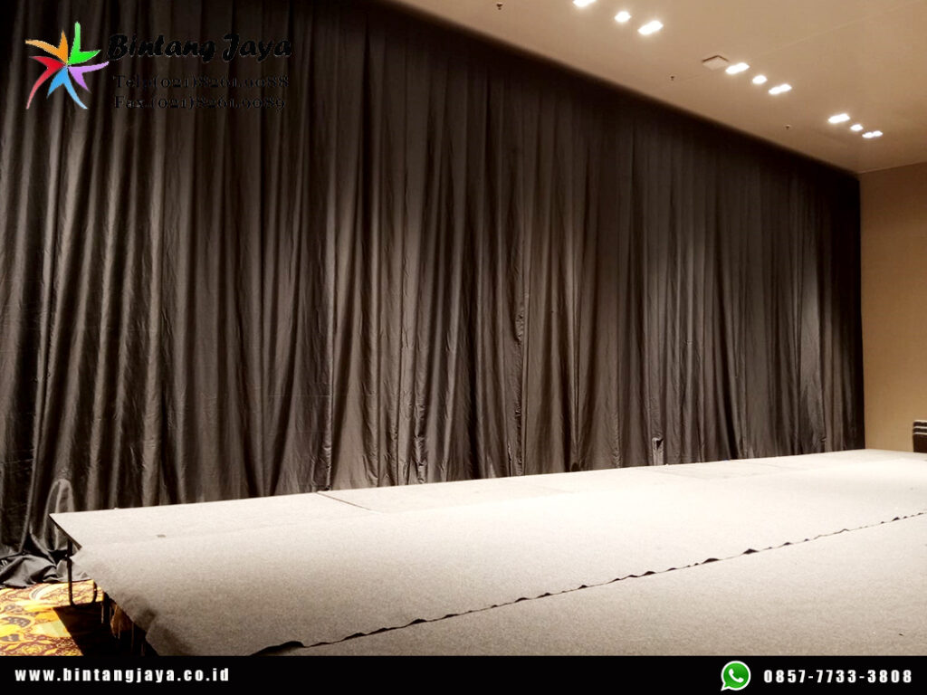 Jasa Sewa Tirai Hitam Event JW Marriot Hotel Jakarta