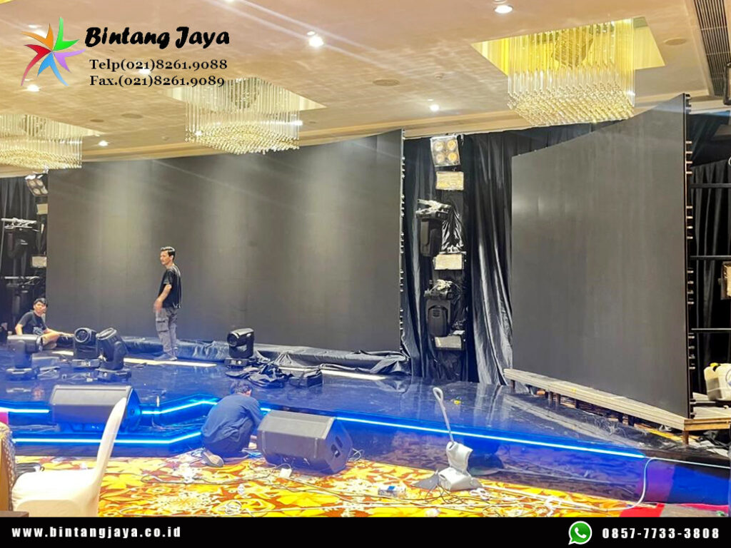 Jasa Tirai Hitam Tebal Bahan Lotto Area Jakarta