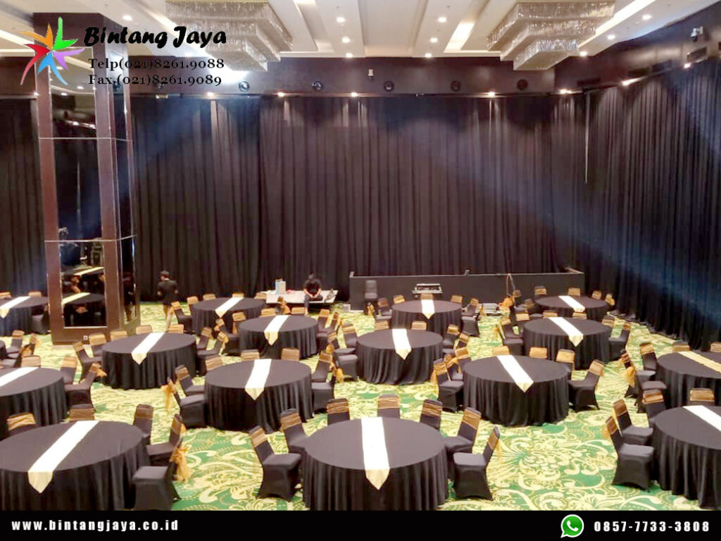 Sewa Tirai Dinding Hitam Jakarta Solusi Rapi untuk Menutup Area dan Percantik Dekorasi Acara