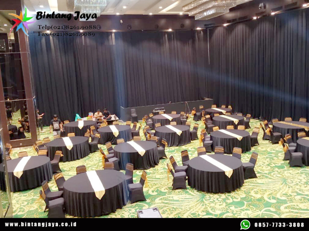 Sewa Tirai Dinding Hitam Jakarta Solusi Rapi untuk Menutup Area dan Percantik Dekorasi Acara