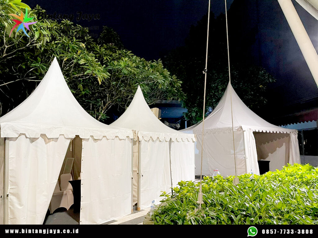 Sewa Tenda Dekor Serut, Karpet, Sarnafil Area PIK 2