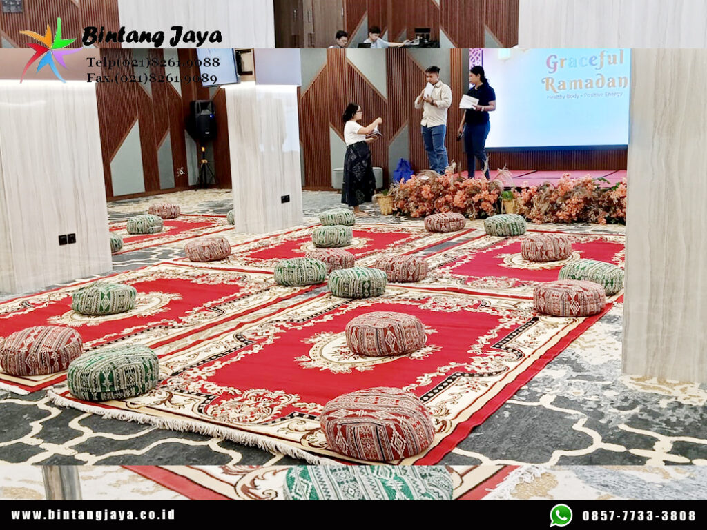 Rental Karpet Permadani Halal Bihalal Gunung Sindur Bogor untuk Acara Keluarga