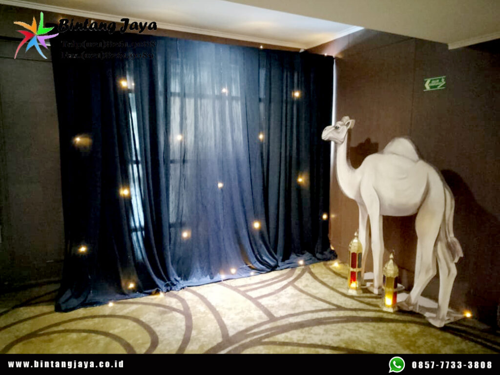 Sewa Tirai Hitam Lotto Bogor untuk Dekorasi Event Elegan