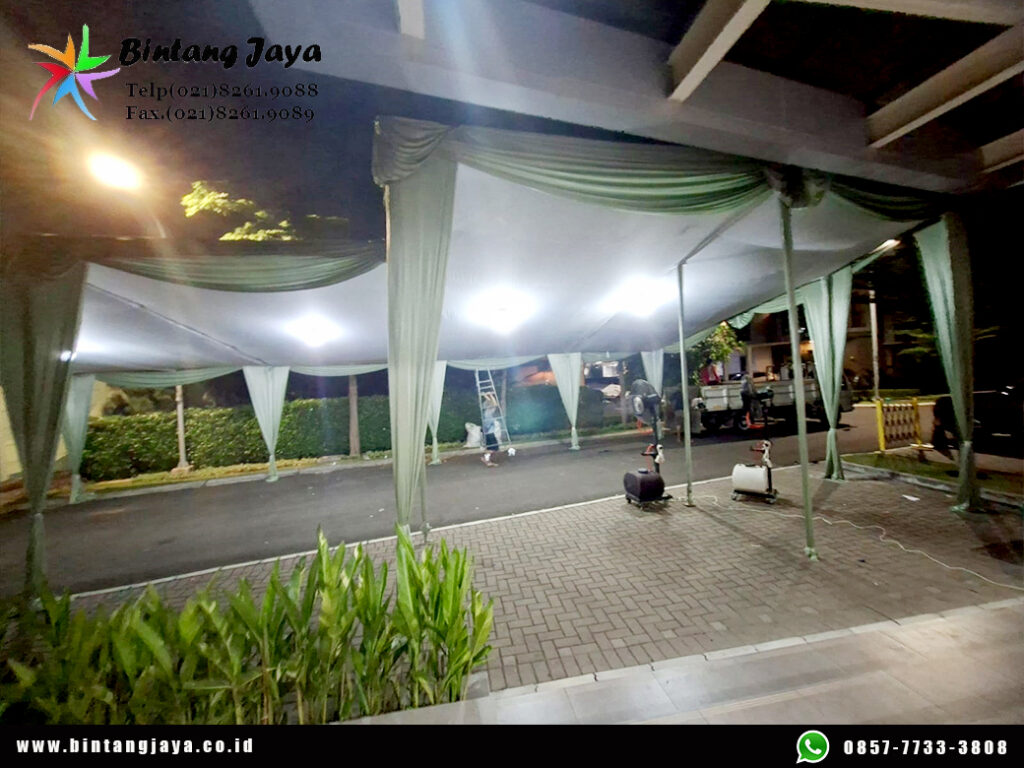Jasa Sewa Tenda Plafon Aneka Warna Poni Area Jakarta
