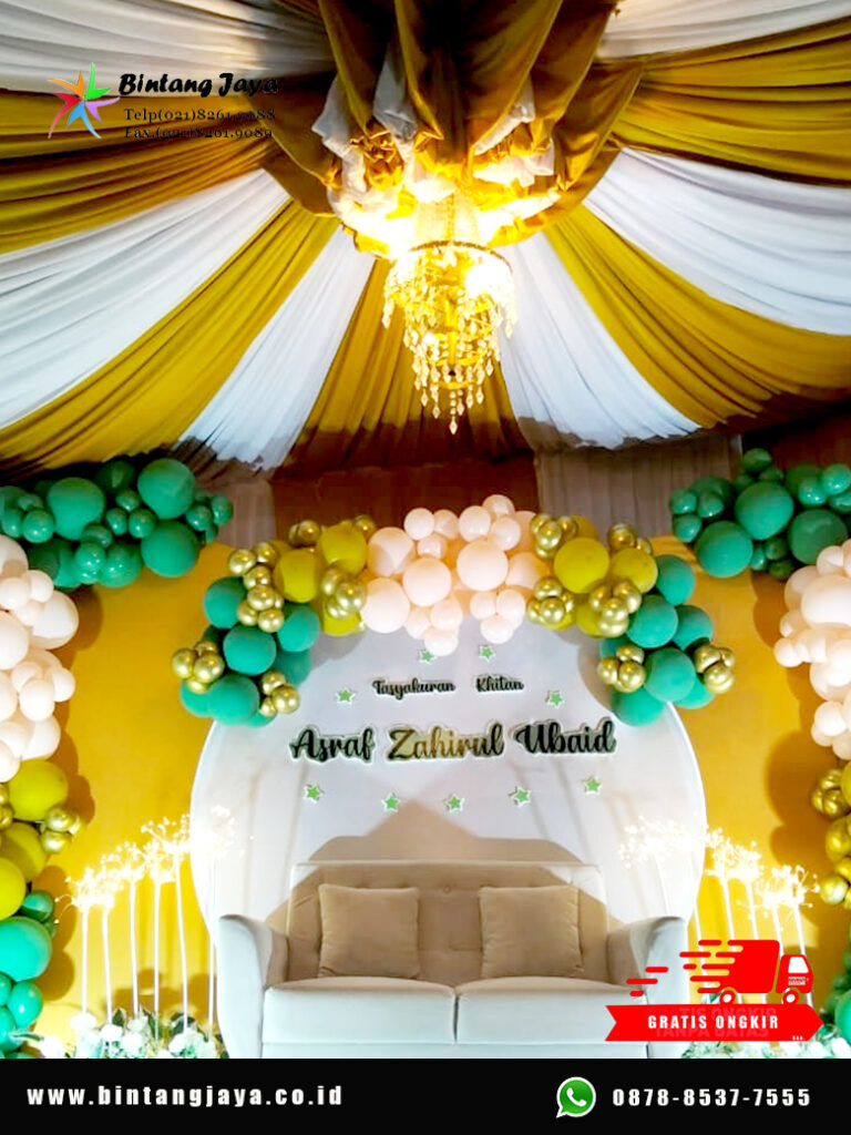 Sewa Tenda Wedding dengan Dekorasi Balon Cantik untuk Acara Pernikahan