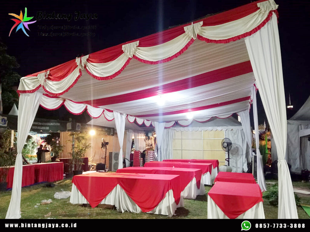 Sewa Tenda Dekorasi Serut Merah Putih Jakarta untuk Event Umum dan Acara Nasional