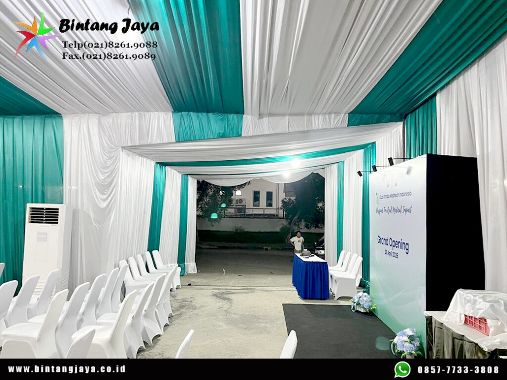 Sewa Tenda Serut Bukan Sekadar Penutup, Tapi Penentu Tampilan Event