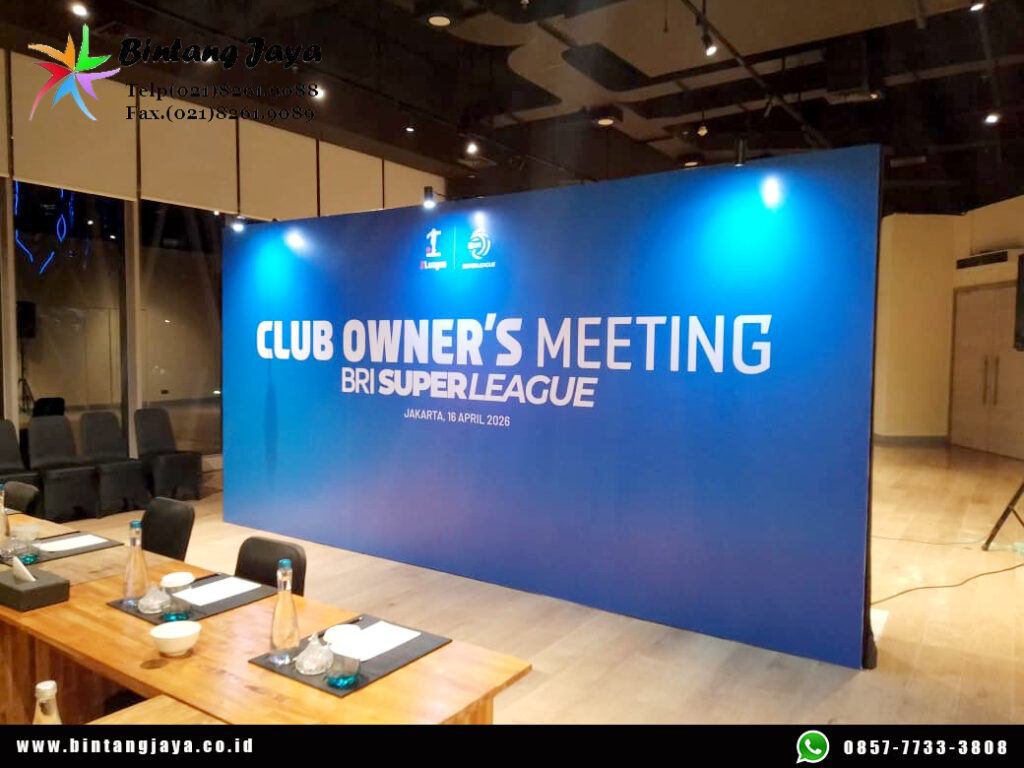 Jasa Backdrop Event Jakarta Profesional untuk Wedding, Launching, dan Seminar