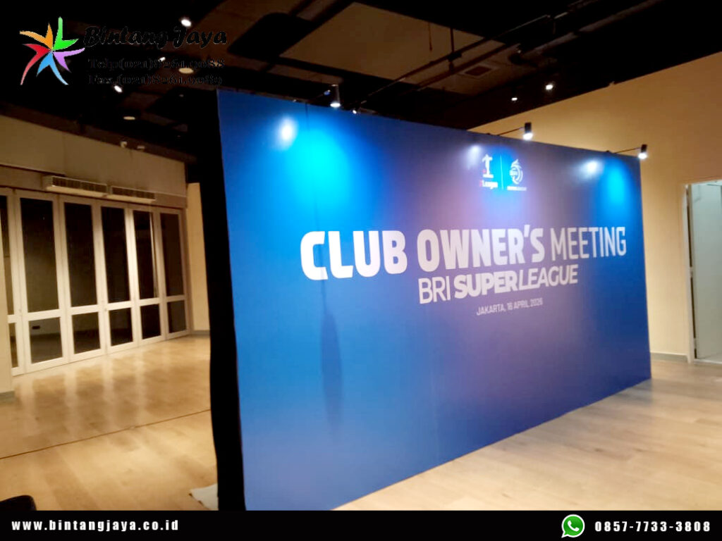 Jasa Backdrop Event Jakarta Profesional untuk Wedding, Launching, dan Seminar