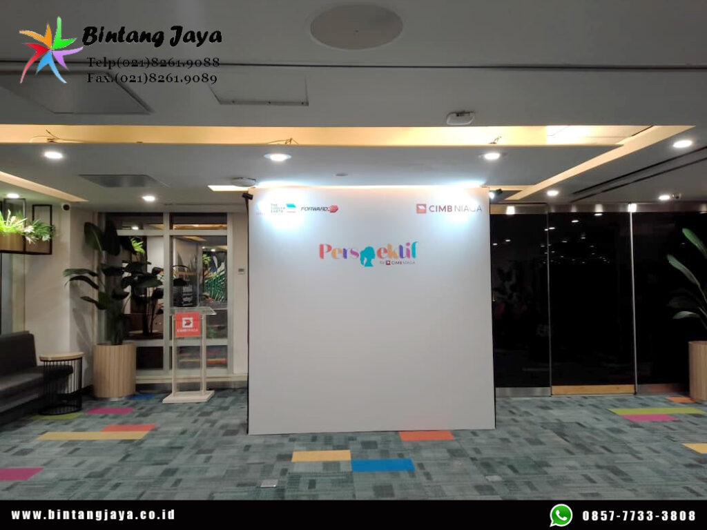 Rental Panggung dan Backdrop Event PT. Sugity MM2100 Cibitung Bekasi