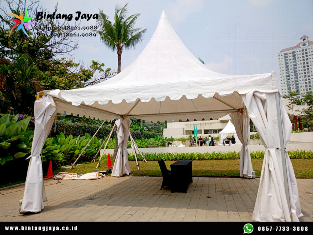 Sewa Tenda Sarnafil atau Tenda Kerucut Jakarta untuk Event Outdoor Profesional