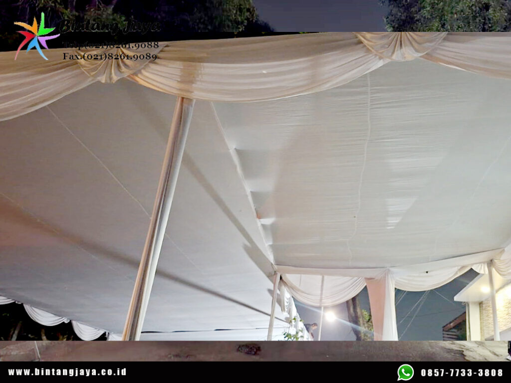 Sewa Tenda Plafon untuk Area Event Outdoor yang Tetap Proper Saat Cuaca Berubah
