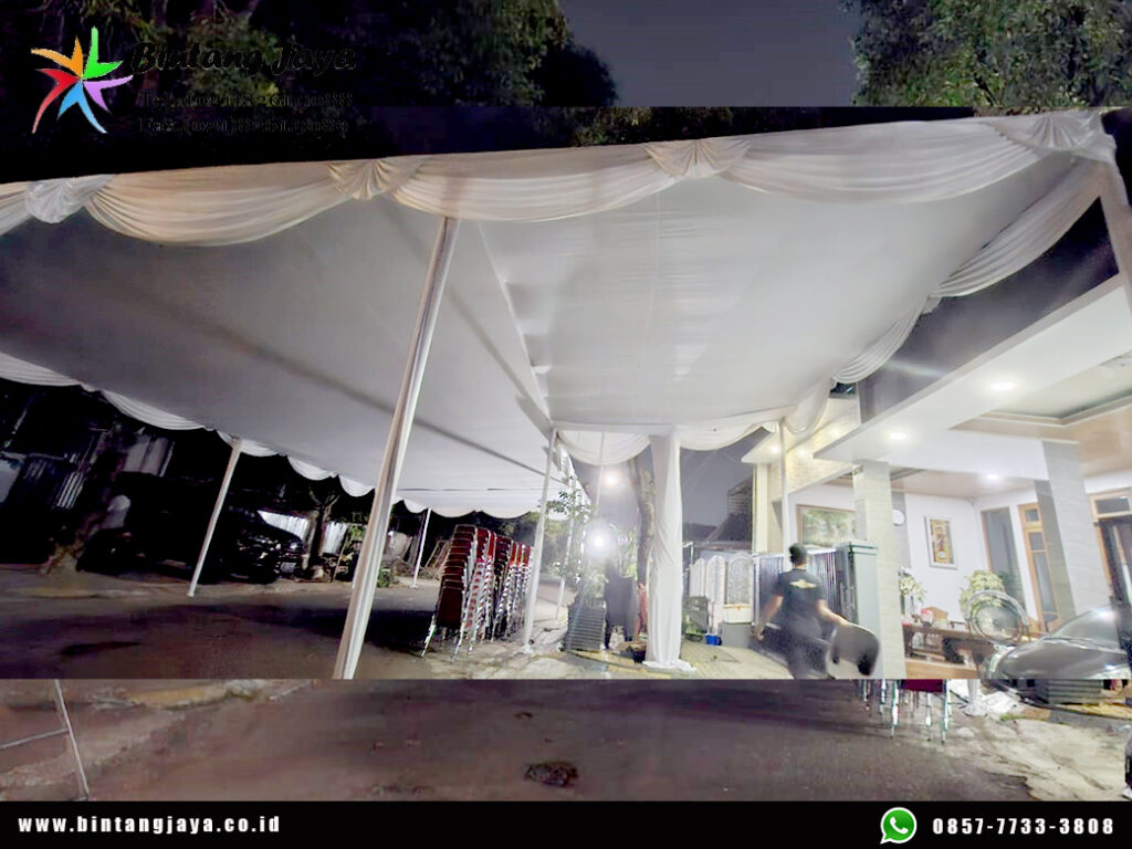 Sewa Tenda Plafon untuk Area Event Outdoor yang Tetap Proper Saat Cuaca Berubah