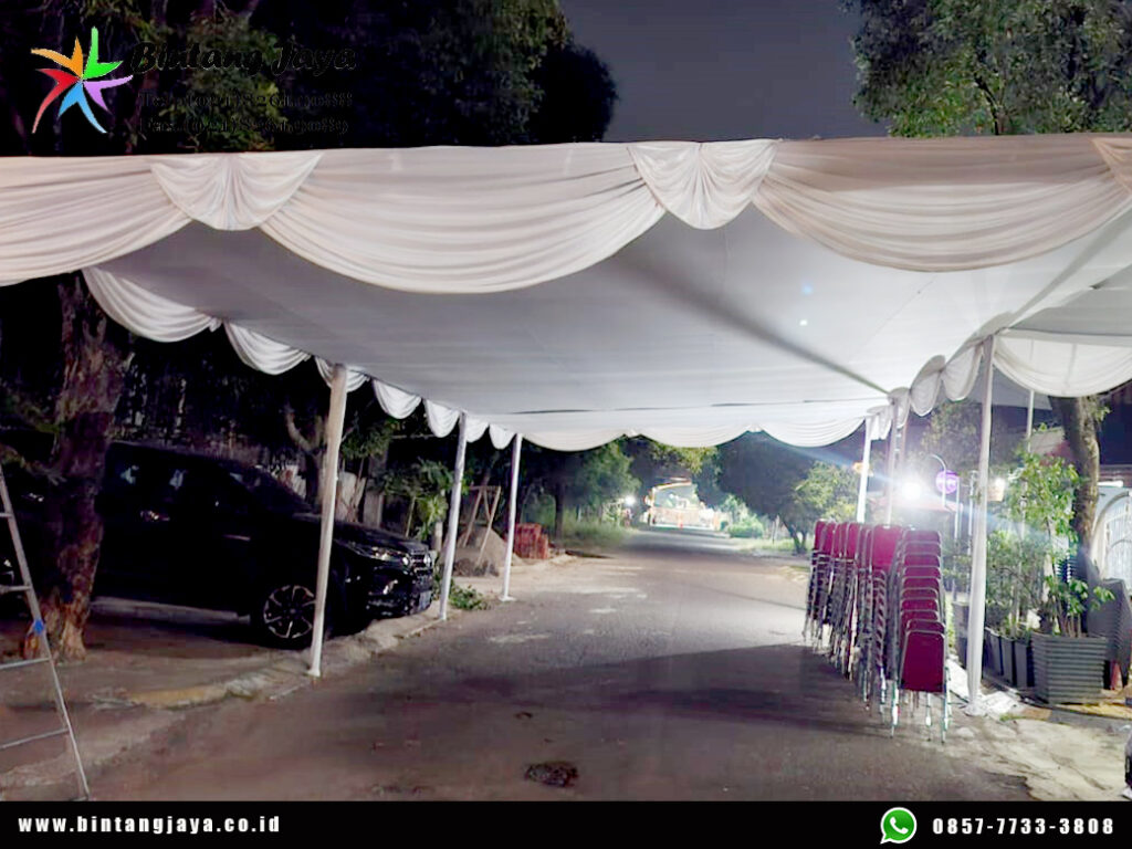 Sewa Tenda Plafon untuk Area Event Outdoor yang Tetap Proper Saat Cuaca Berubah