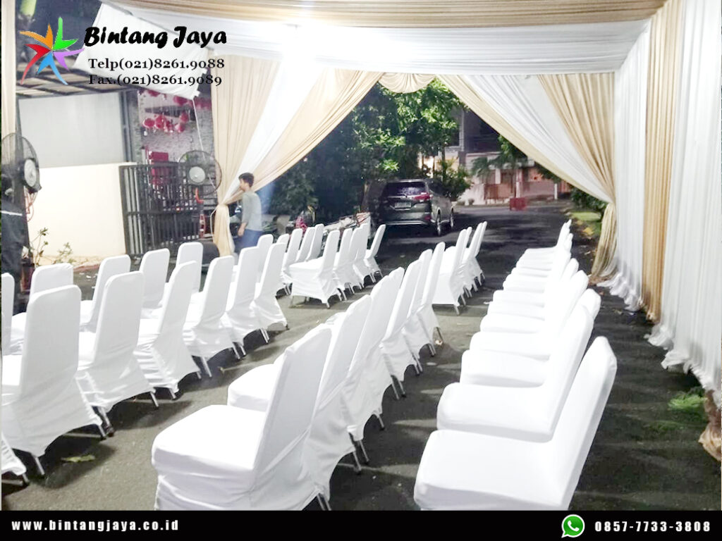Rental Tenda Serut, Kursi Meja, dan Misty Fan Harapan Indah Bekasi