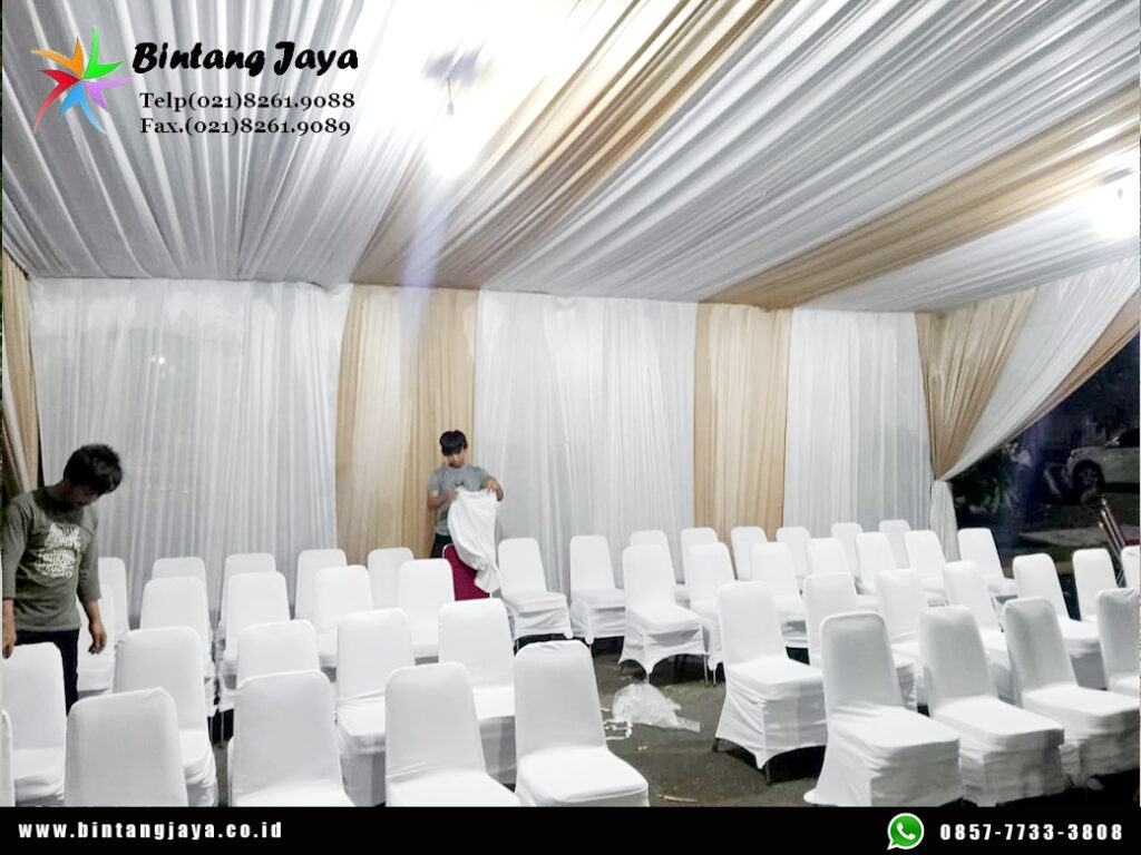 Rental Tenda Serut, Kursi Meja, dan Misty Fan Harapan Indah Bekasi