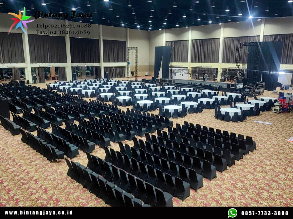 Sewa Backdrop, Meja Bulat dan Kursi Event Jakarta
