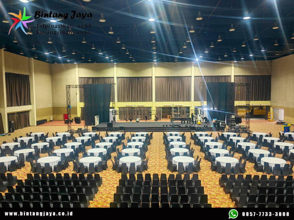 Sewa Backdrop, Meja Bulat dan Kursi Event Jakarta