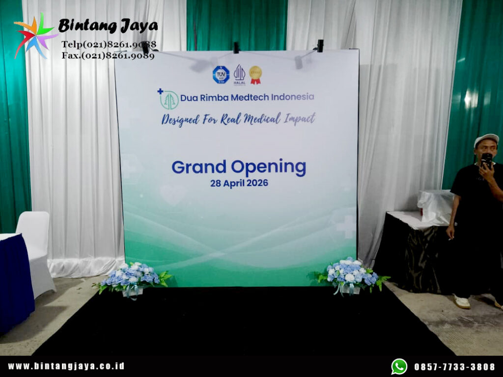 Sewa Backdrop dan Panggung Karpet Merah Jakarta untuk Event Lebih Berkelas