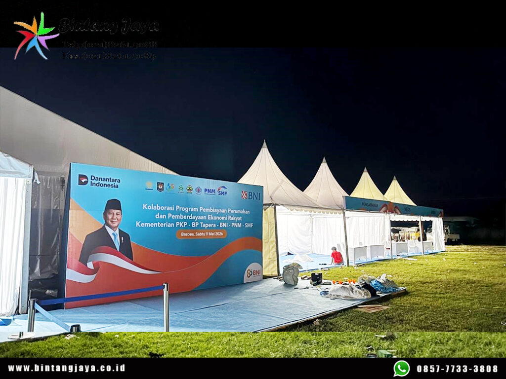 Sewa Tenda Kerucut untuk Area Festival dan Market Day
