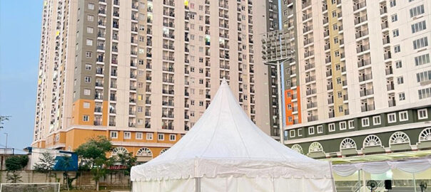 Sewa Tenda Sarnafil Kerucut Event BTN Ecopark Depok