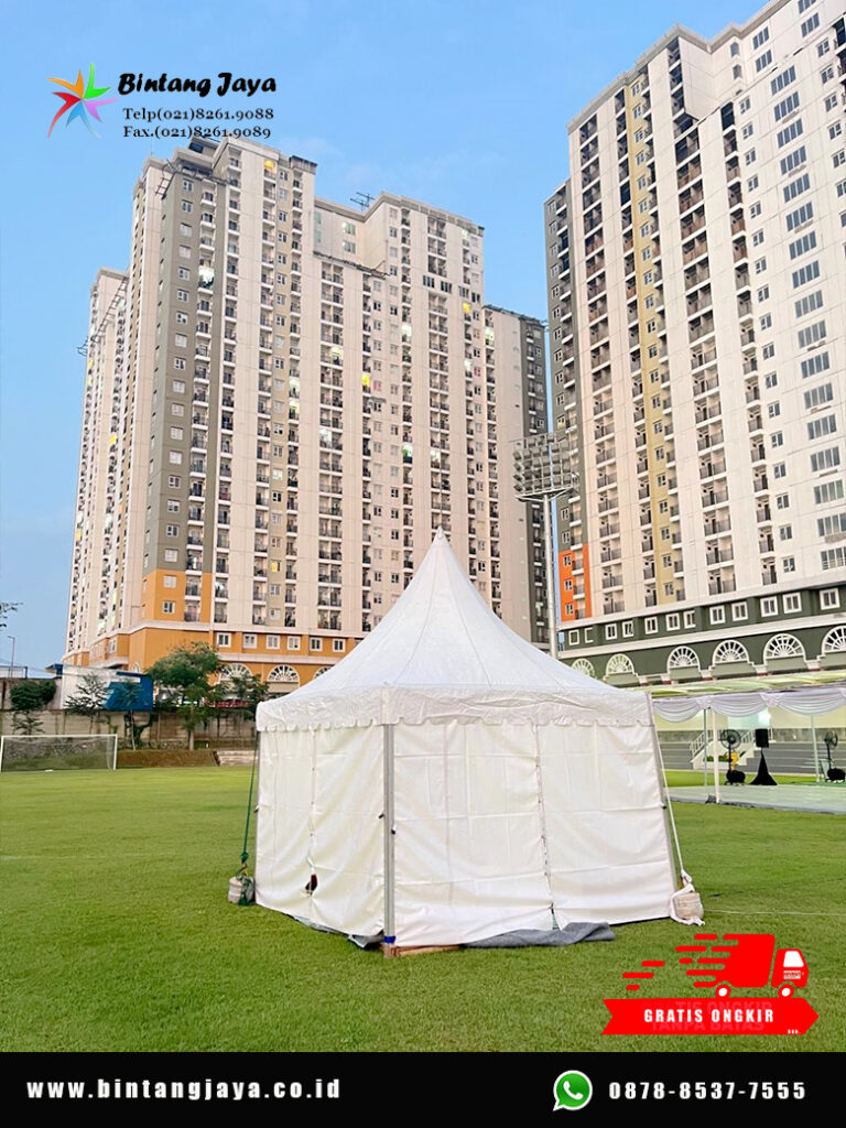 Sewa Tenda Sarnafil Kerucut Event BTN Ecopark Depok