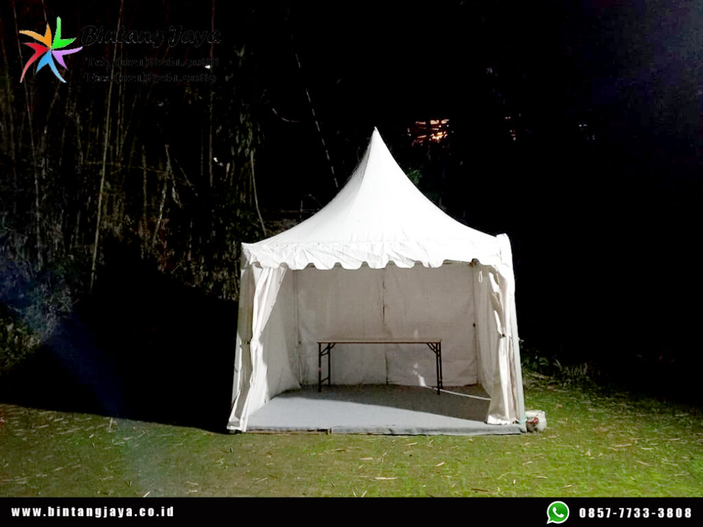 Sewa Tenda Sarnafil Kerucut Event BTN Ecopark Depok