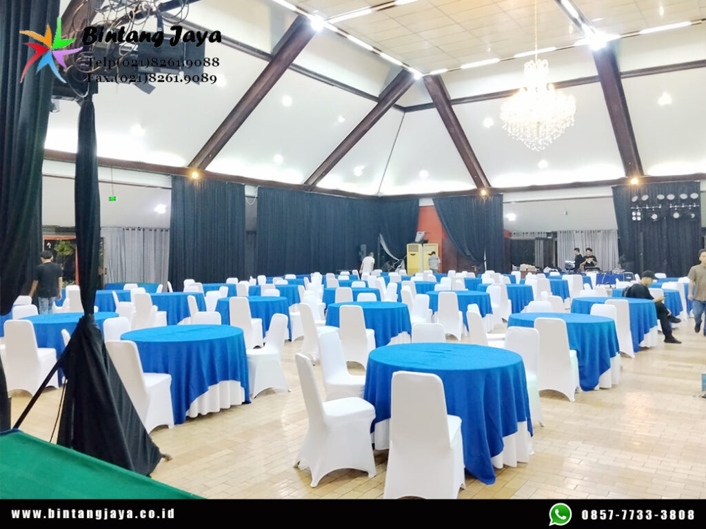 Sewa Taplak Tebar dan Topping Biru Jakarta untuk Event yang Lebih Elegan dan Profesional