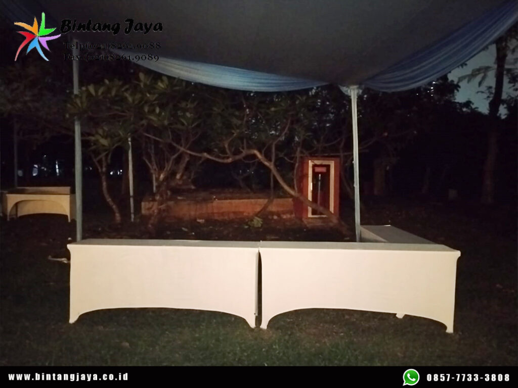 Sewa Tenda Plafon, Tenda Bazar, Meja Kotak, Kursi Futura BSD
