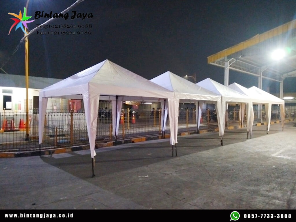 Sewa Tenda Plafon, Tenda Bazar, Meja Kotak, Kursi Futura BSD