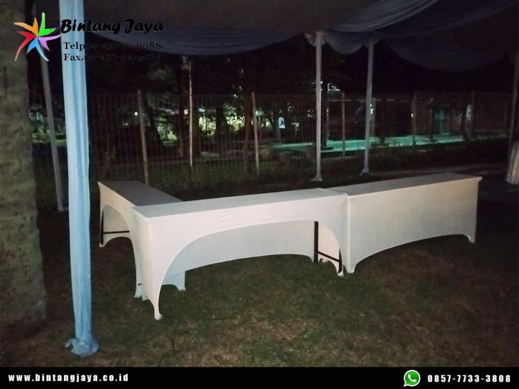 Sewa Tenda Plafon, Tenda Bazar, Meja Kotak, Kursi Futura BSD