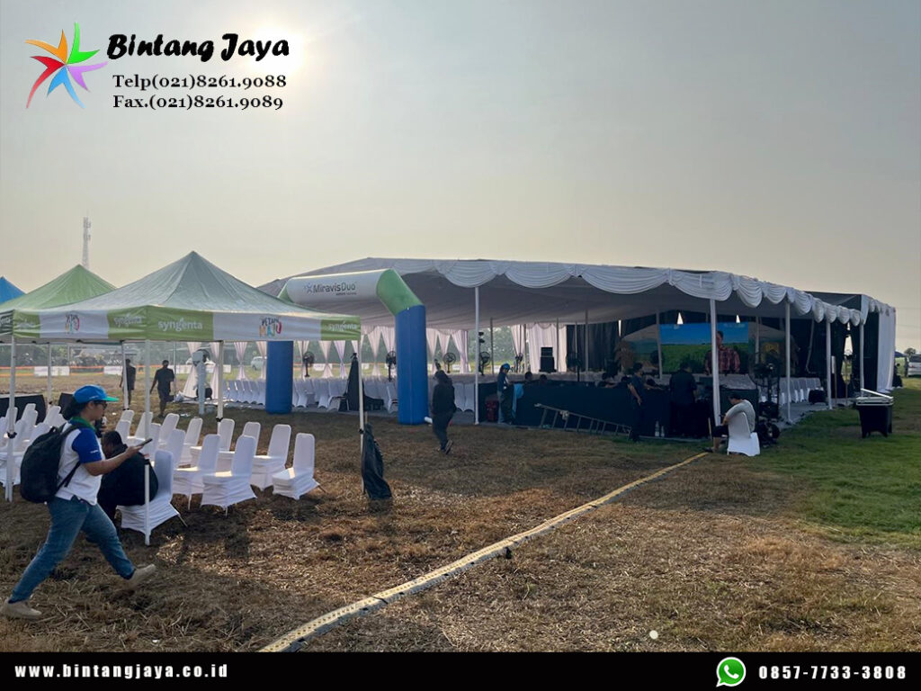 Sewa Tenda Dekorasi Serut Putih untuk Acara Resmi dan Kenegaraan